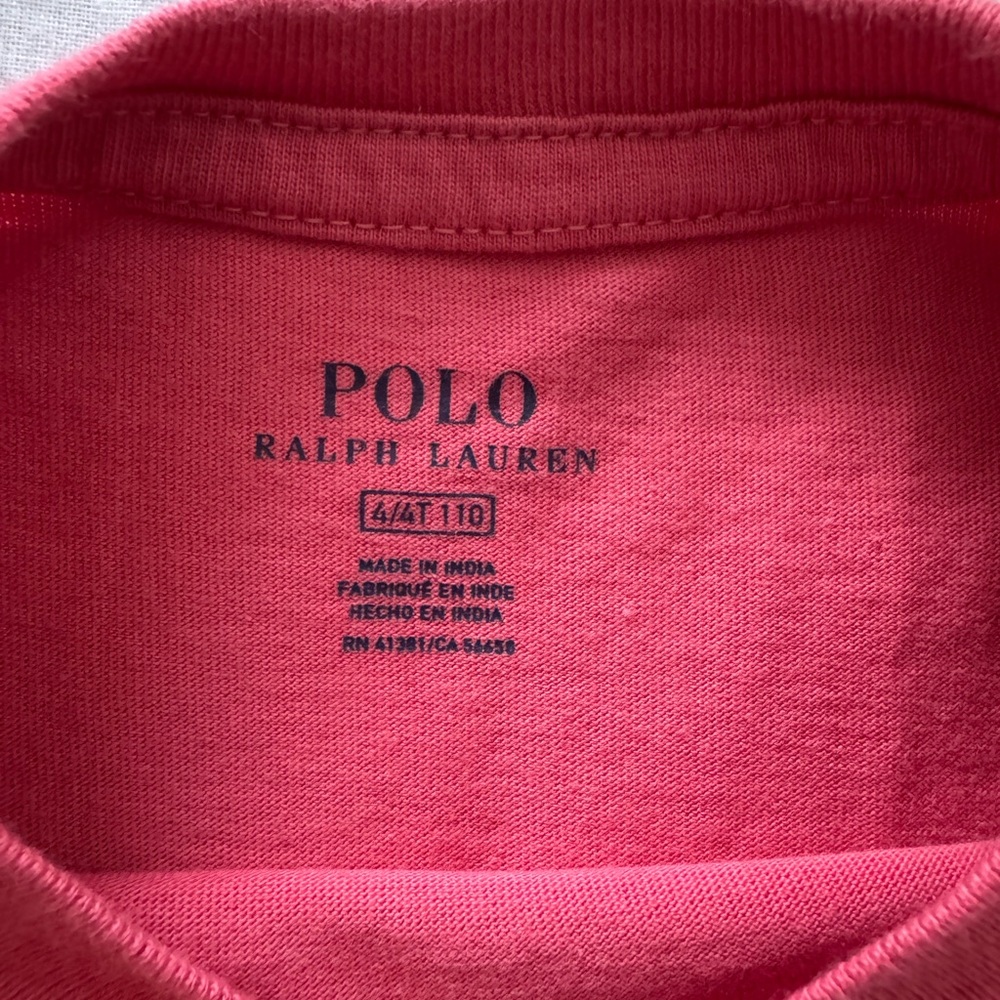 Polo by Ralph Lauren Kids Red Tee - Picture 2 of 4